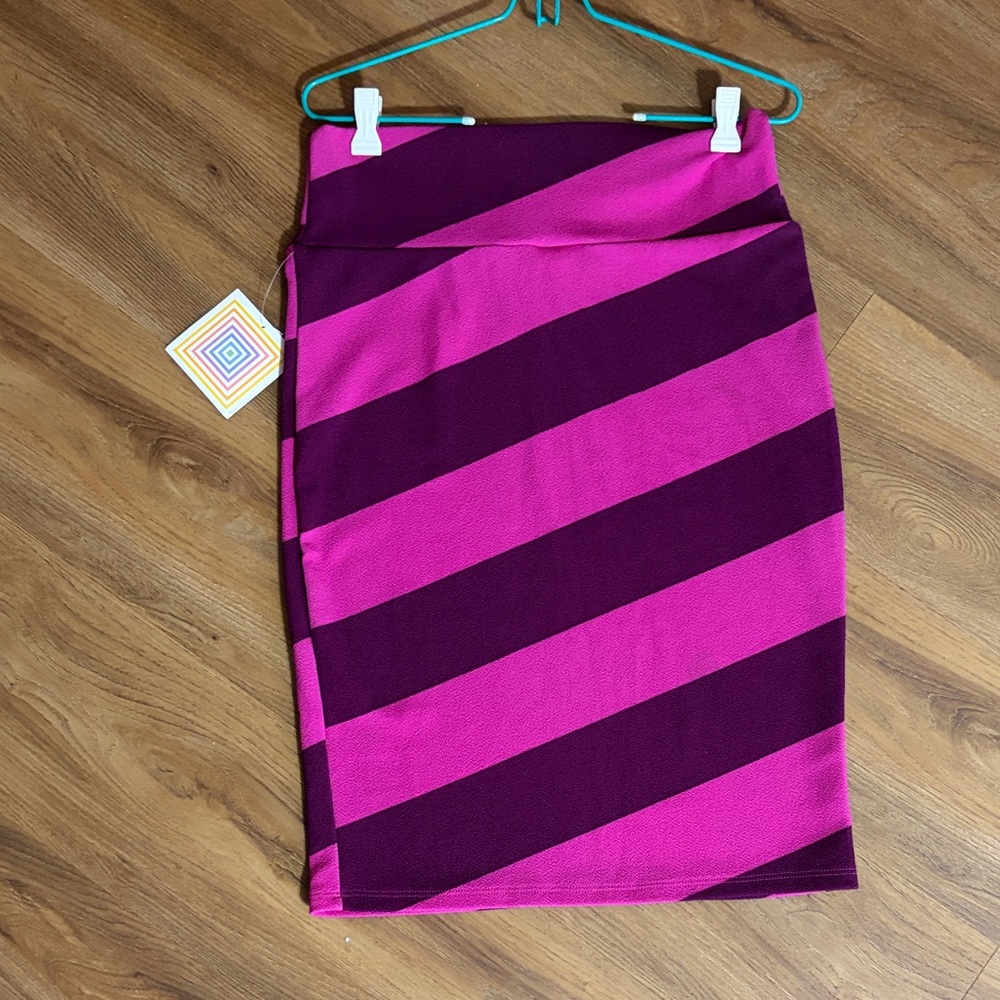 LuLaRoe Fuchsia and Lavender Skirt